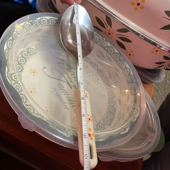 Vintage “Old World Blue” serving spoon - Picture 3 of 4